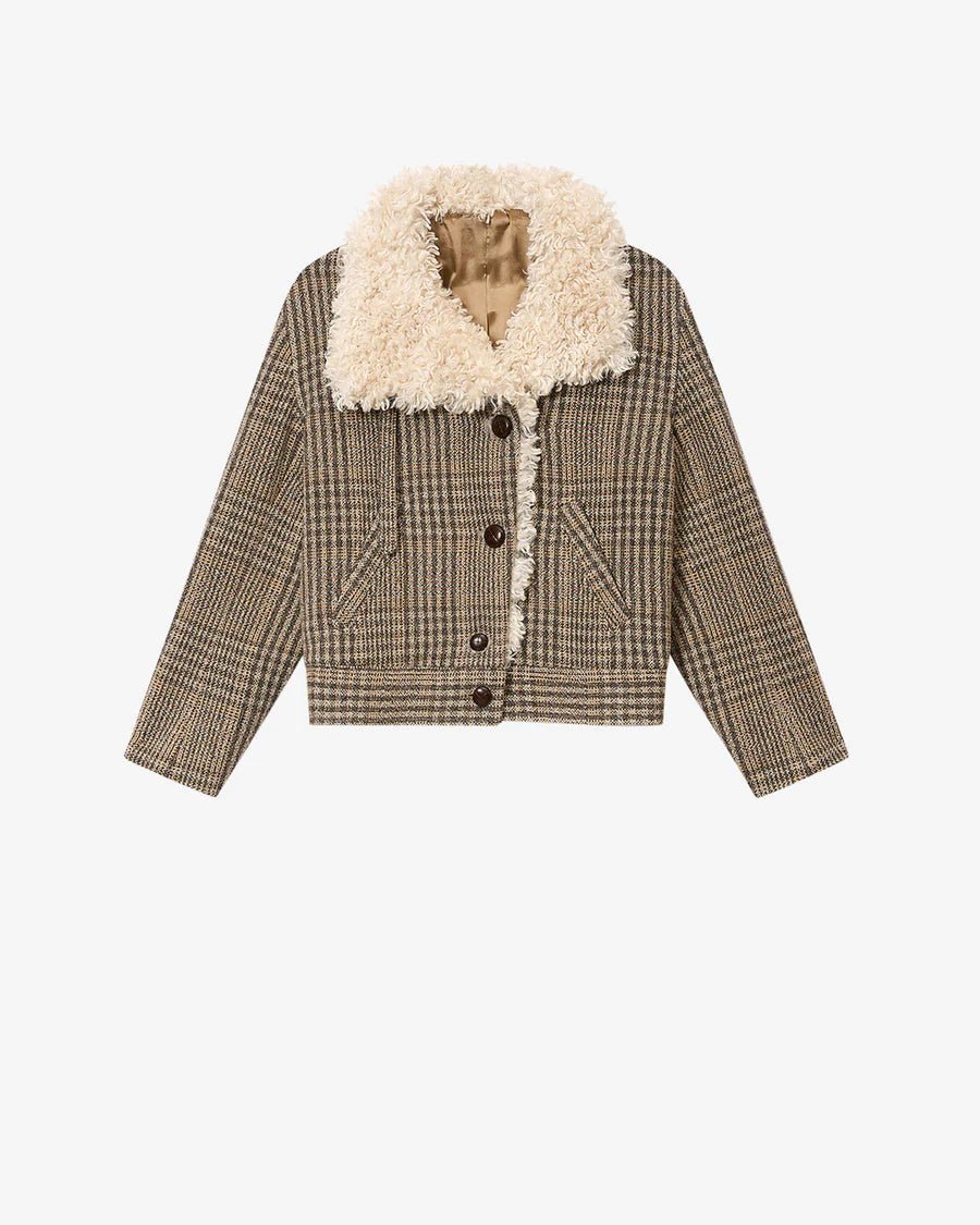Isabel Marant - Fadia Coat Beige - Kalifornia Jean Bar