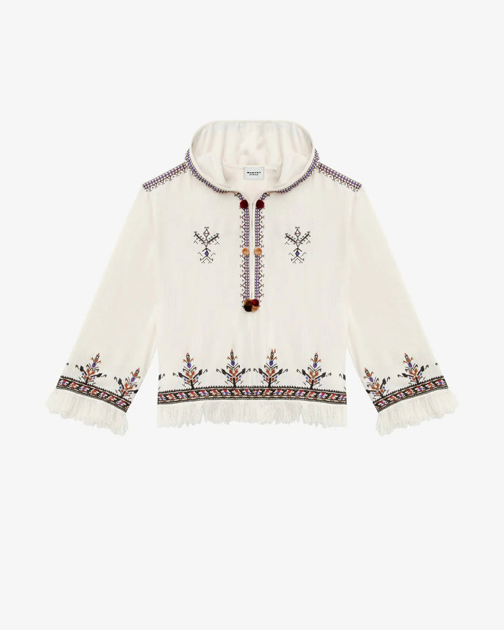 Isabel Marant - Kameya Top in Ecru - Kalifornia Jean Bar