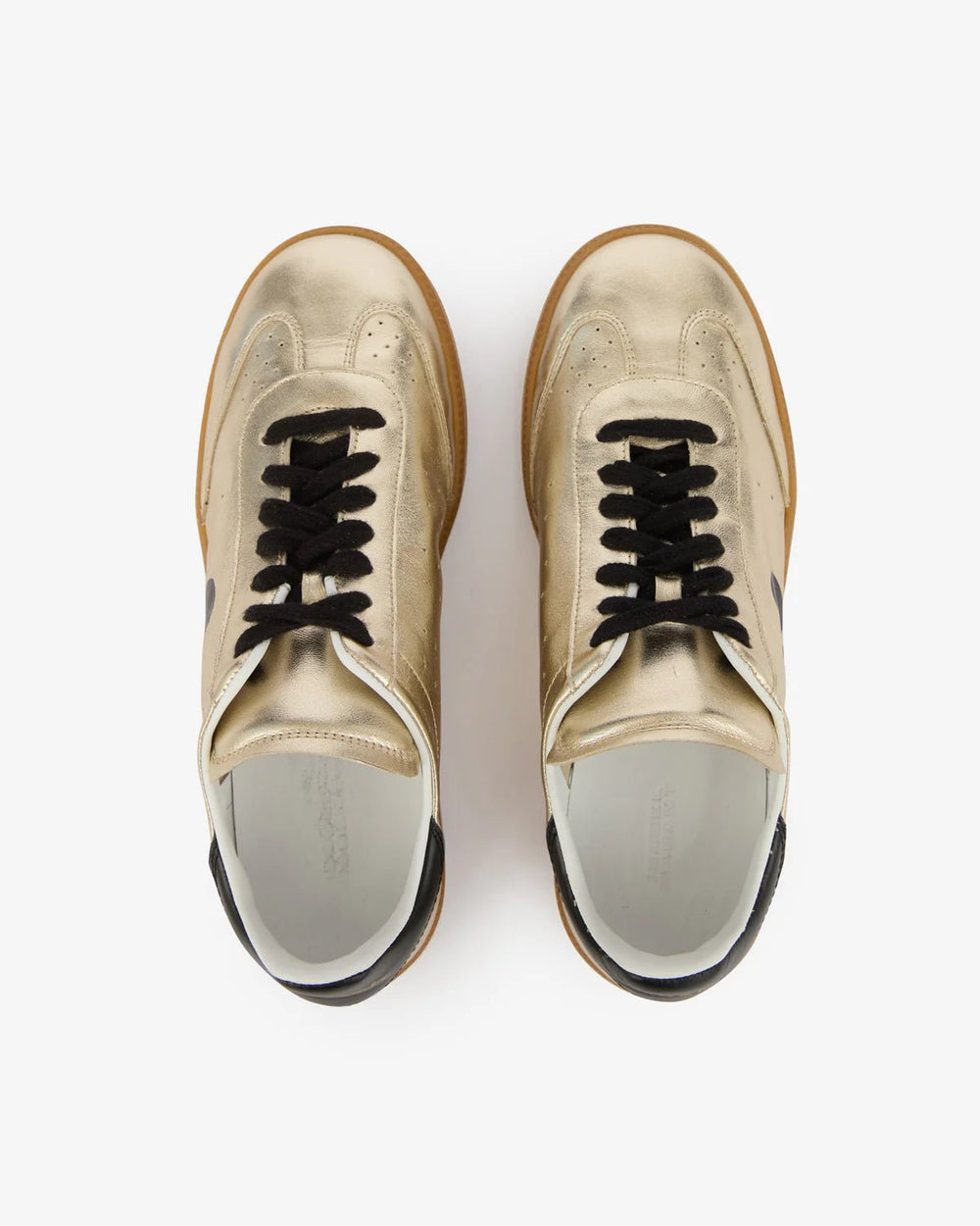 Isabel Marant - Kaycee Sneakers in Light Gold/Black - Kalifornia Jean Bar