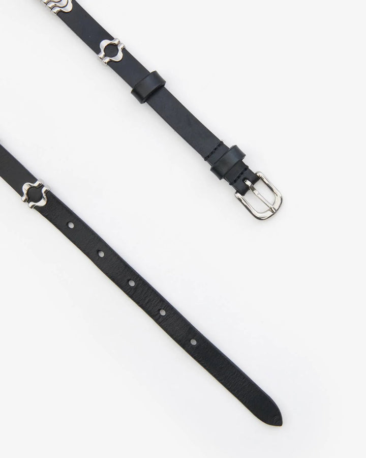 Isabel Marant - Odena Belt in Black/Silver - Kalifornia Jean Bar