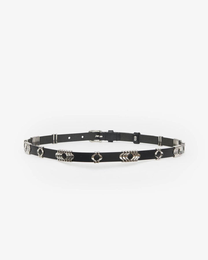 Isabel Marant - Odena Belt in Black/Silver - Kalifornia Jean Bar