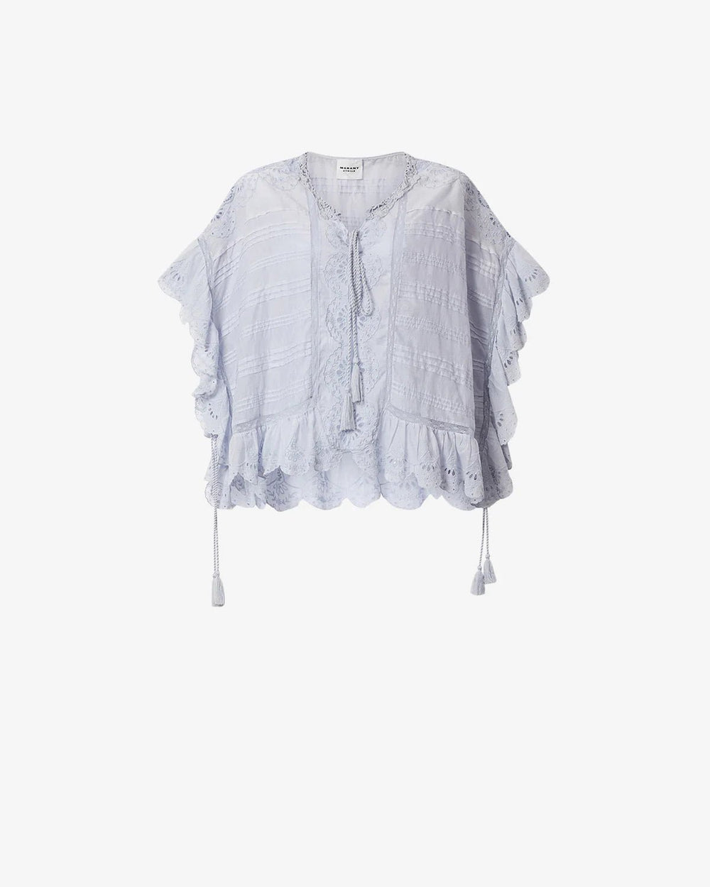 Isabel Marant - Payton Top Light Blue - Kalifornia Jean Bar
