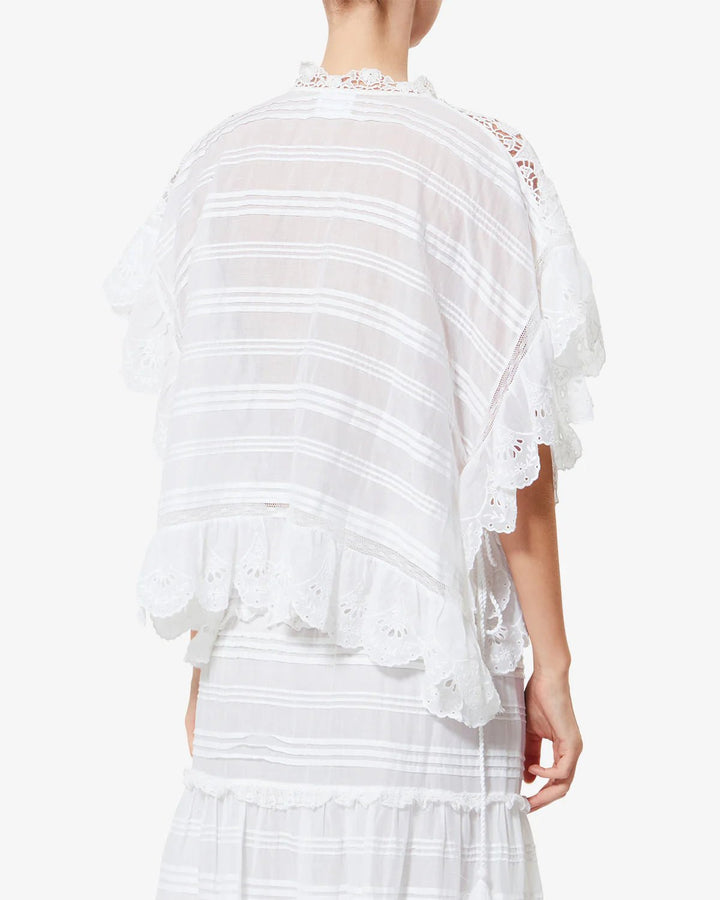 Isabel Marant - Payton Top White - Kalifornia Jean Bar