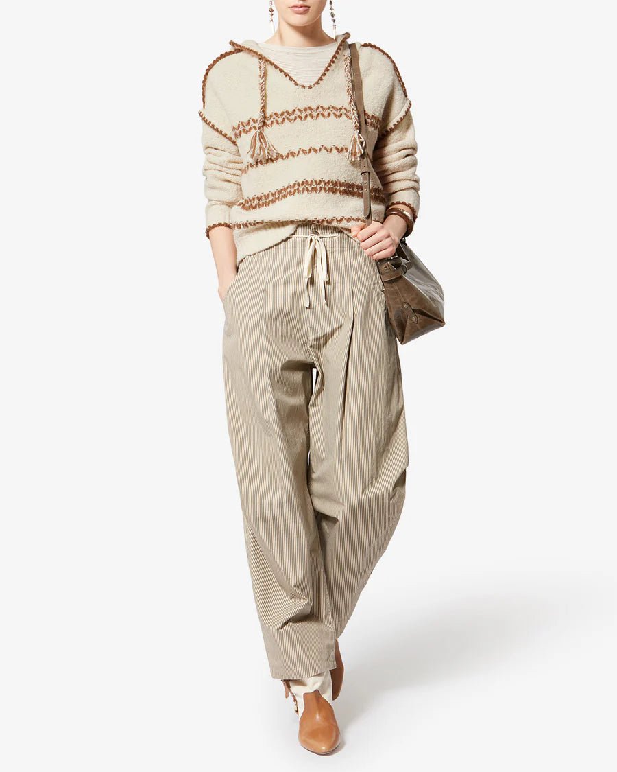 Isabel Marant - Romera Sweater Ecru/Bronze - Kalifornia Jean Bar