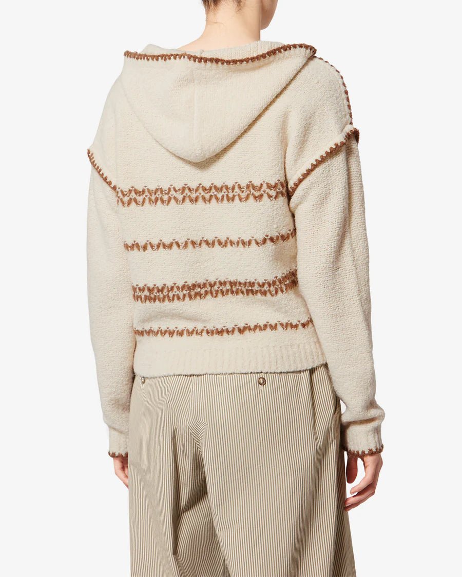 Isabel Marant - Romera Sweater Ecru/Bronze - Kalifornia Jean Bar