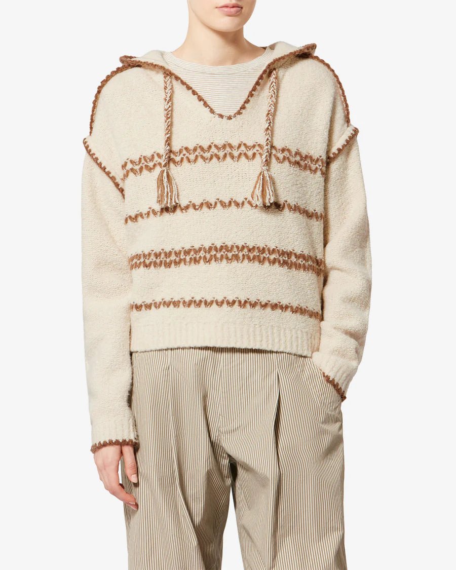 Isabel Marant - Romera Sweater Ecru/Bronze - Kalifornia Jean Bar