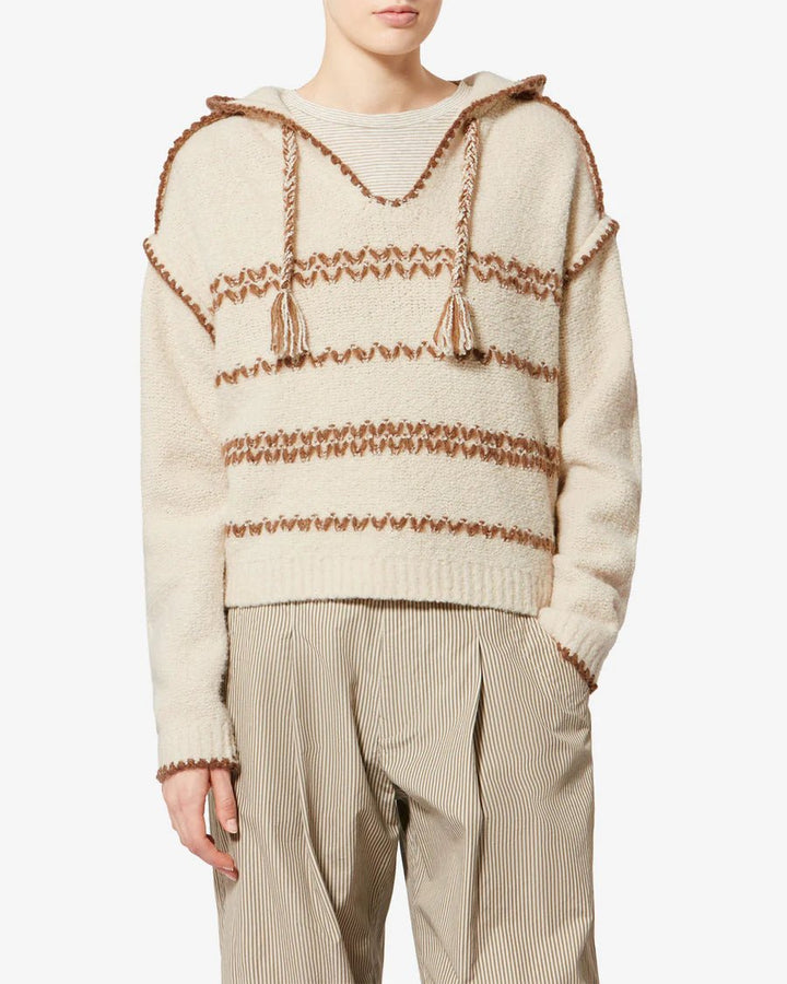 Isabel Marant - Romera Sweater Ecru/Bronze - Kalifornia Jean Bar