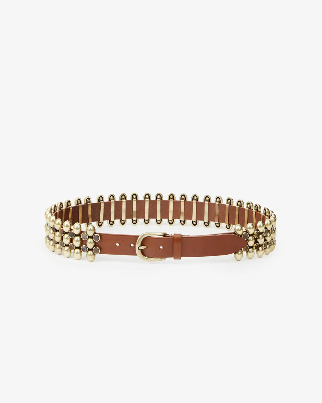 Isabel Marant - Varana Leather Belt in Khaki - Kalifornia Jean Bar