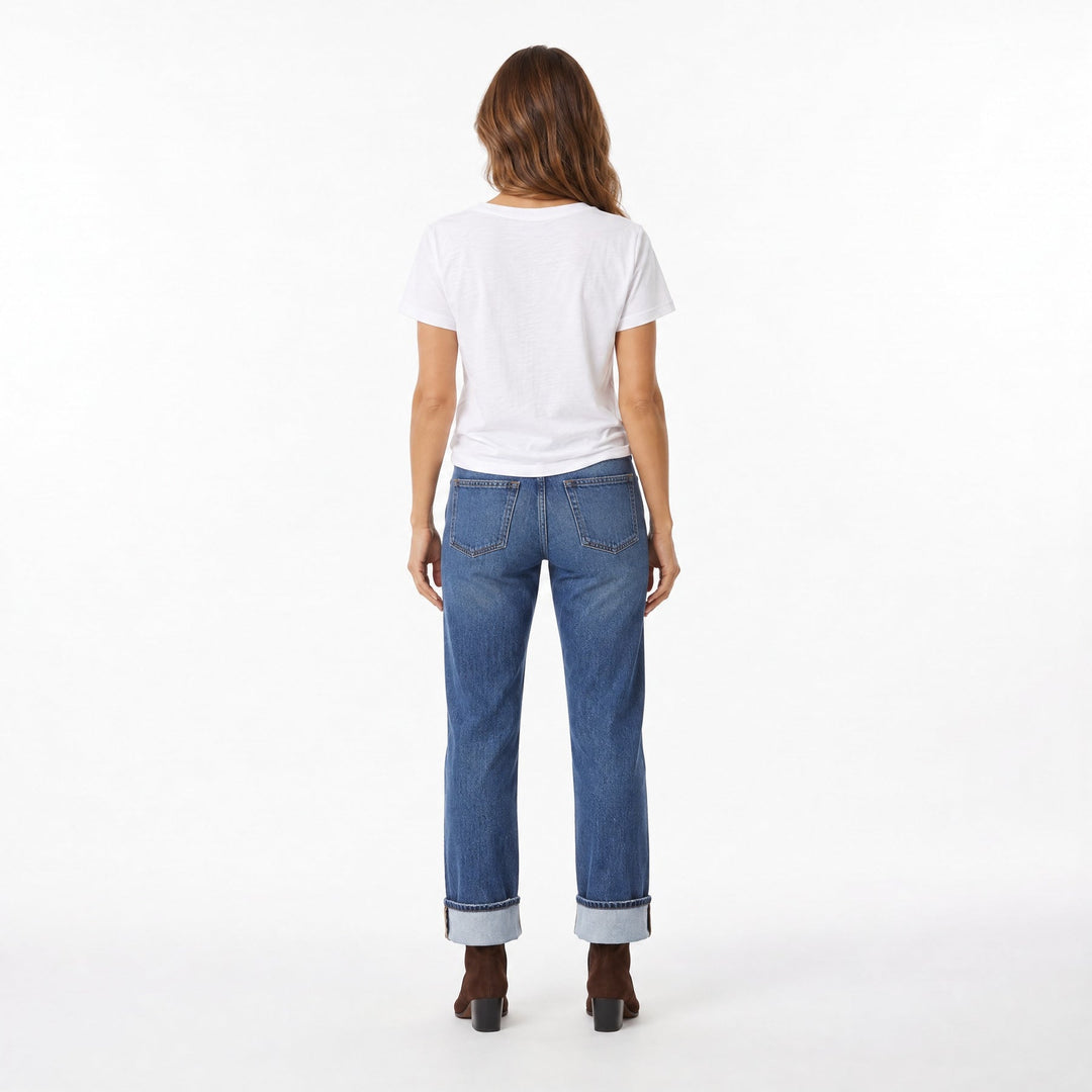 Agolde Fran Jean in Intersection back view