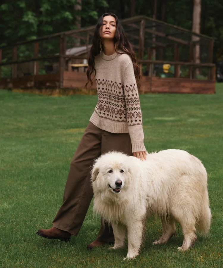 Jenni Kayne - Oatmeal Sterling Crewneck - Kalifornia Jean Bar