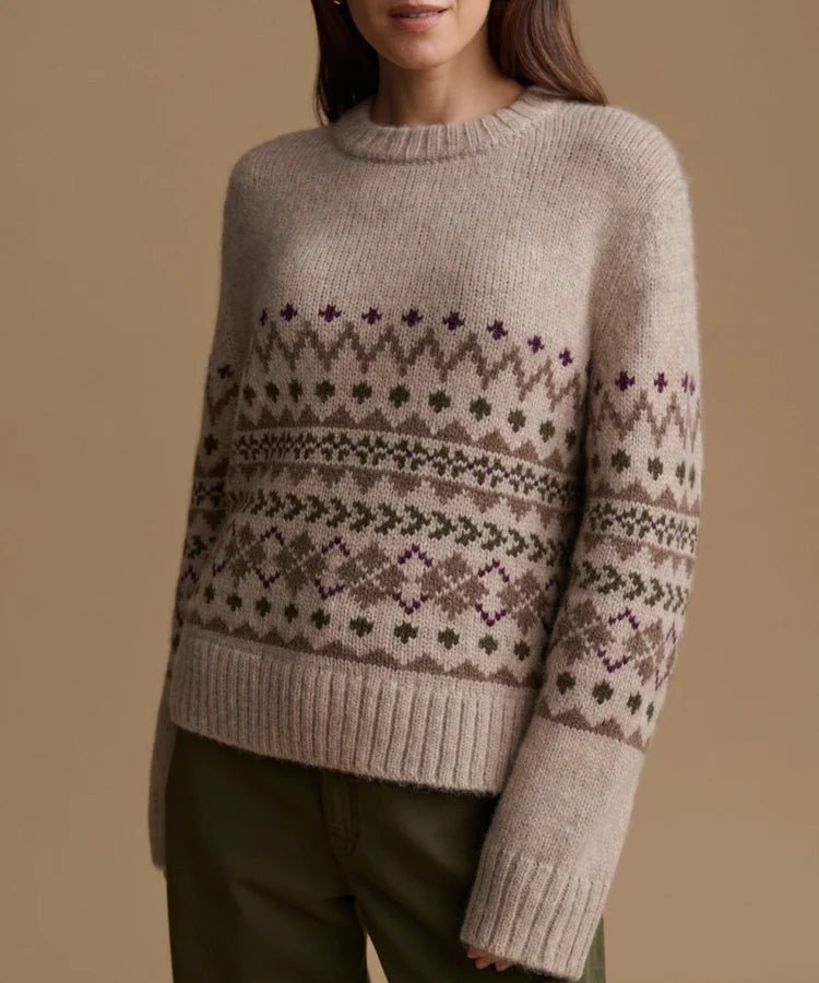 Jenni Kayne - Oatmeal Sterling Crewneck - Kalifornia Jean Bar