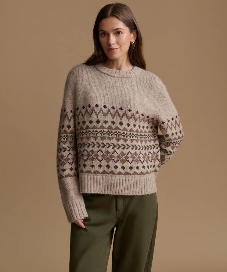 Jenni Kayne - Oatmeal Sterling Crewneck - Kalifornia Jean Bar