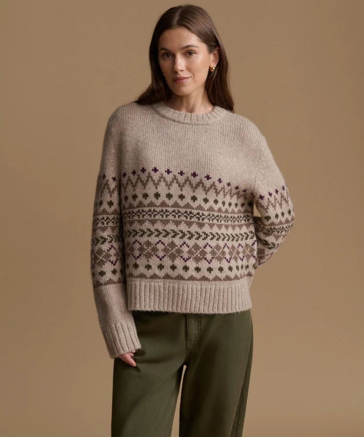 Jenni Kayne - Oatmeal Sterling Crewneck - Kalifornia Jean Bar