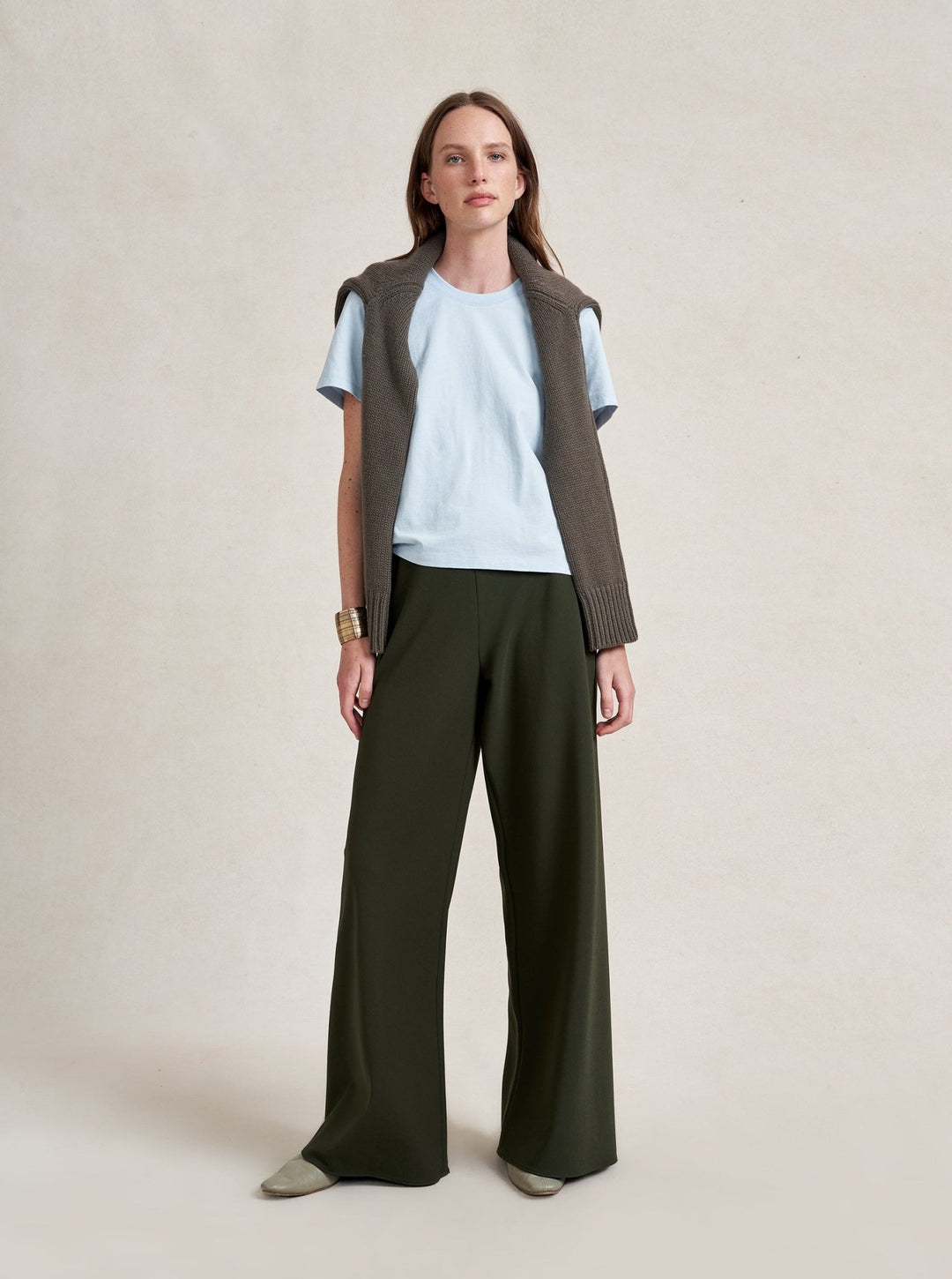 La Ligne - Colby Pant Dark Olive - Kalifornia Jean Bar