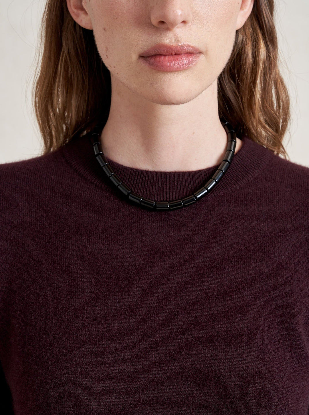 La Ligne - Solid Lean Lines Sweater - Port - Kalifornia Jean Bar