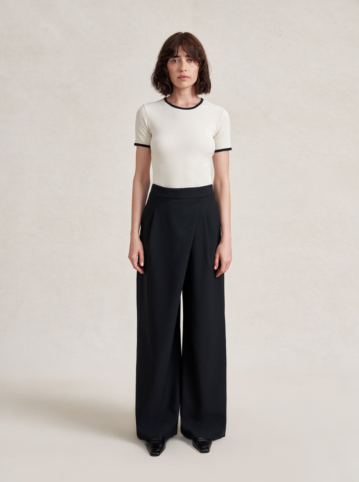 La Ligne - Leonard Trouser in Black