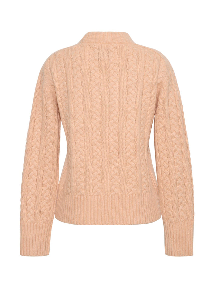 Linga Franca - Edith Crewneck in Dusty Pink - Kalifornia Jean Bar