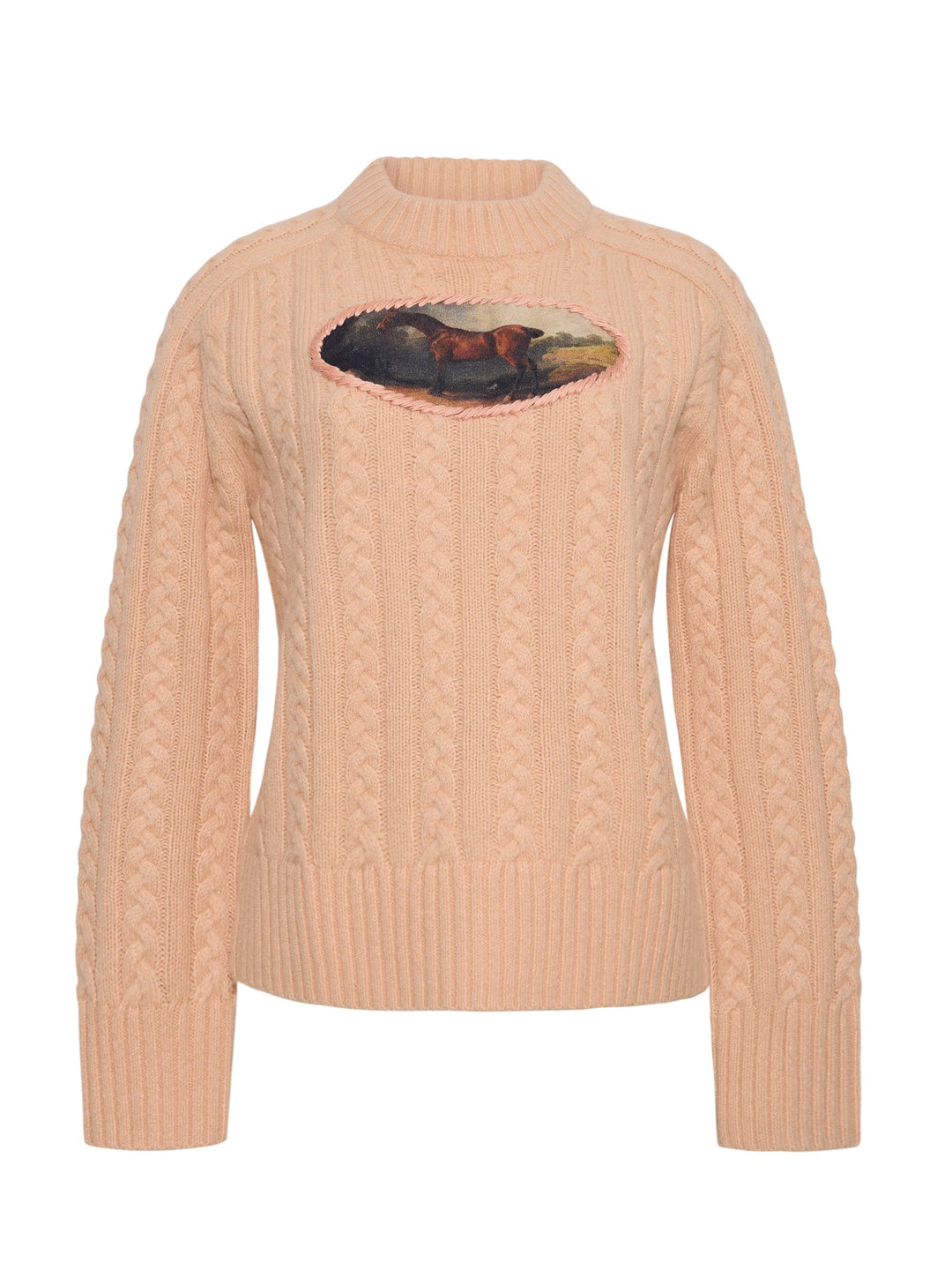 Linga Franca - Edith Crewneck in Dusty Pink - Kalifornia Jean Bar