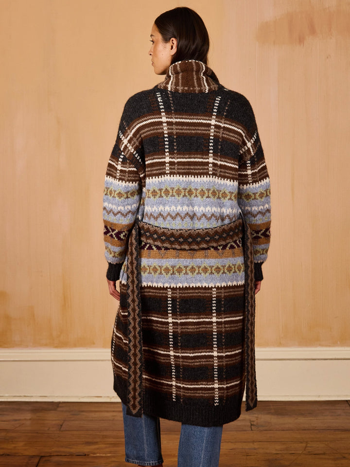 Lingua Franca - Bianca Robe Black Plaid - Kalifornia Jean Bar