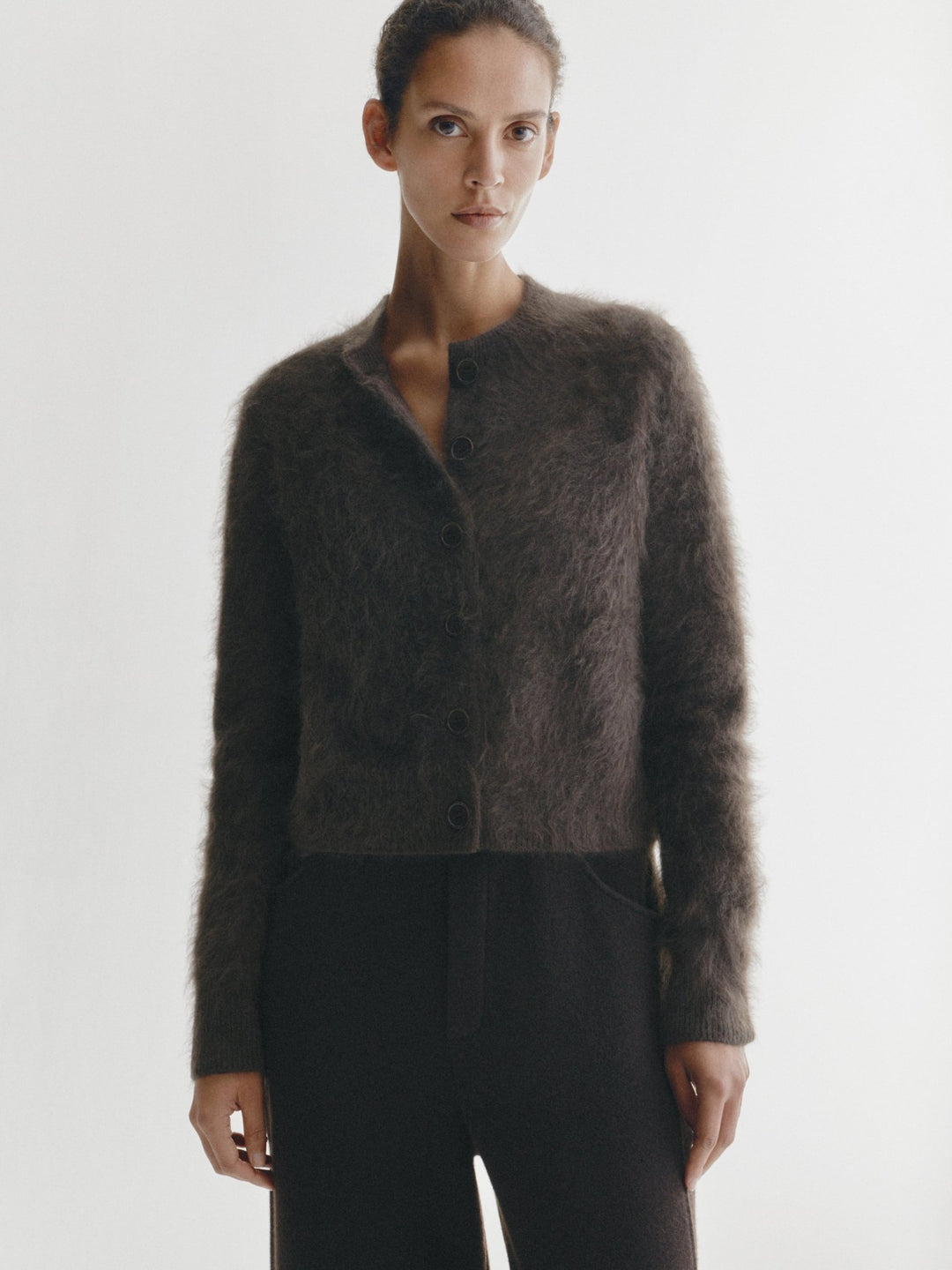 Lisa Yang - Azalea Cardigan in Wood Brushed - Kalifornia Jean Bar