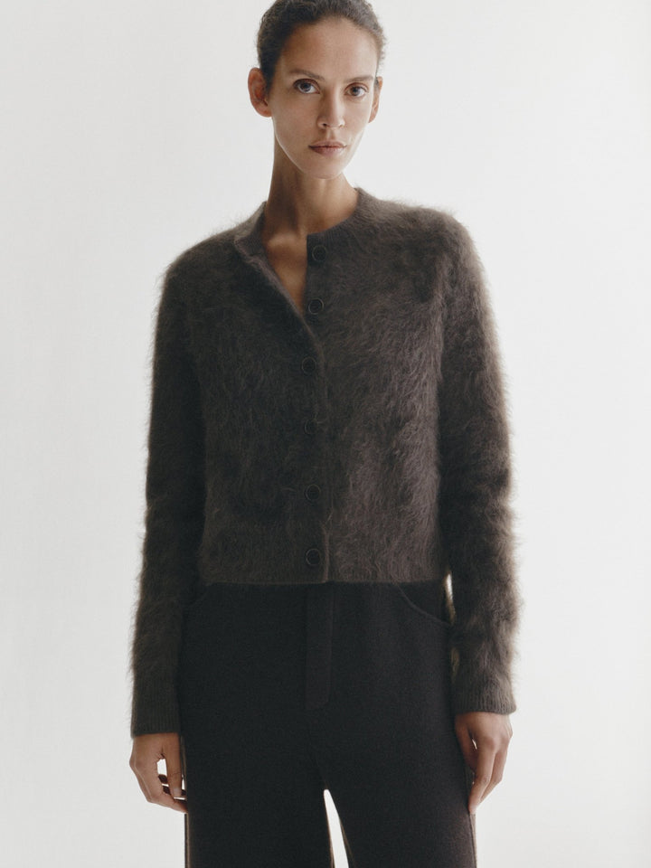 Lisa Yang - Azalea Cardigan in Wood Brushed - Kalifornia Jean Bar