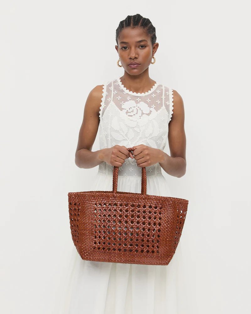Loeffler Randall - Klara Saddle Open - Weave Tote Bag - Kalifornia Jean Bar