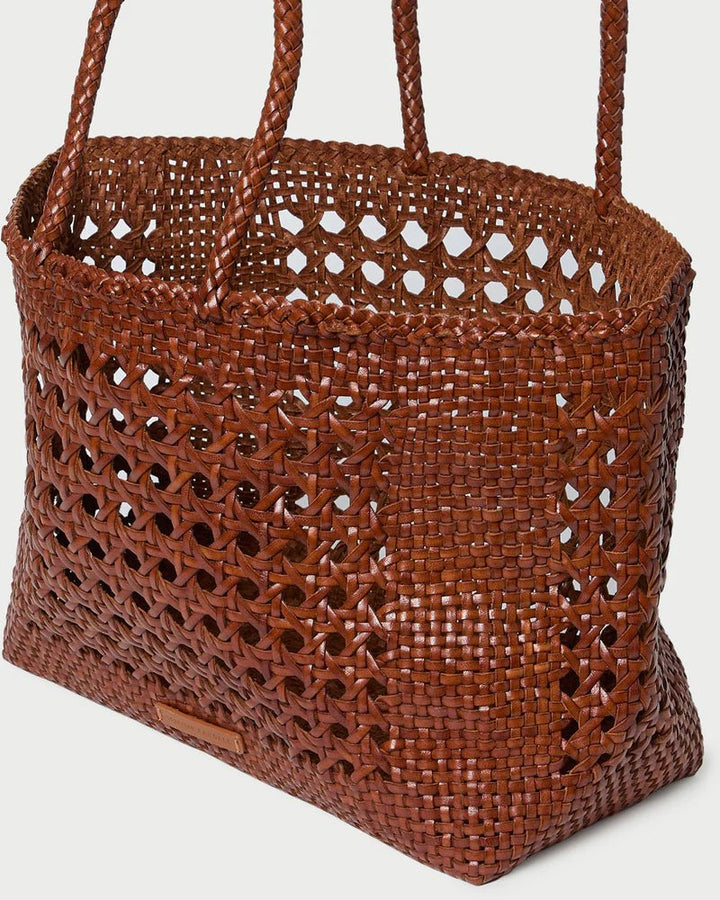 Loeffler Randall - Klara Saddle Open - Weave Tote Bag - Kalifornia Jean Bar