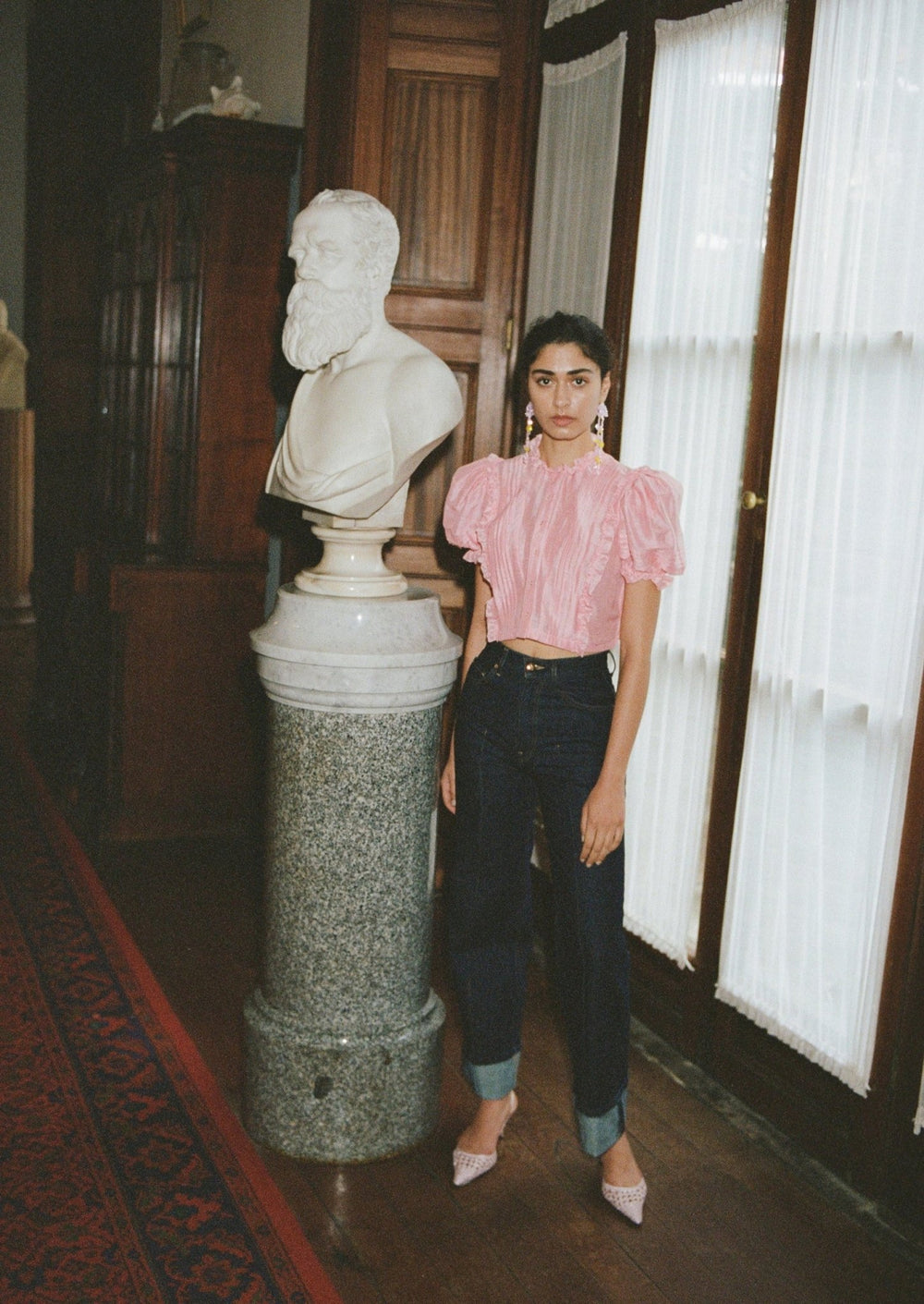 Lovaan - Kaia Top in Pink Sherbet - Kalifornia Jean Bar