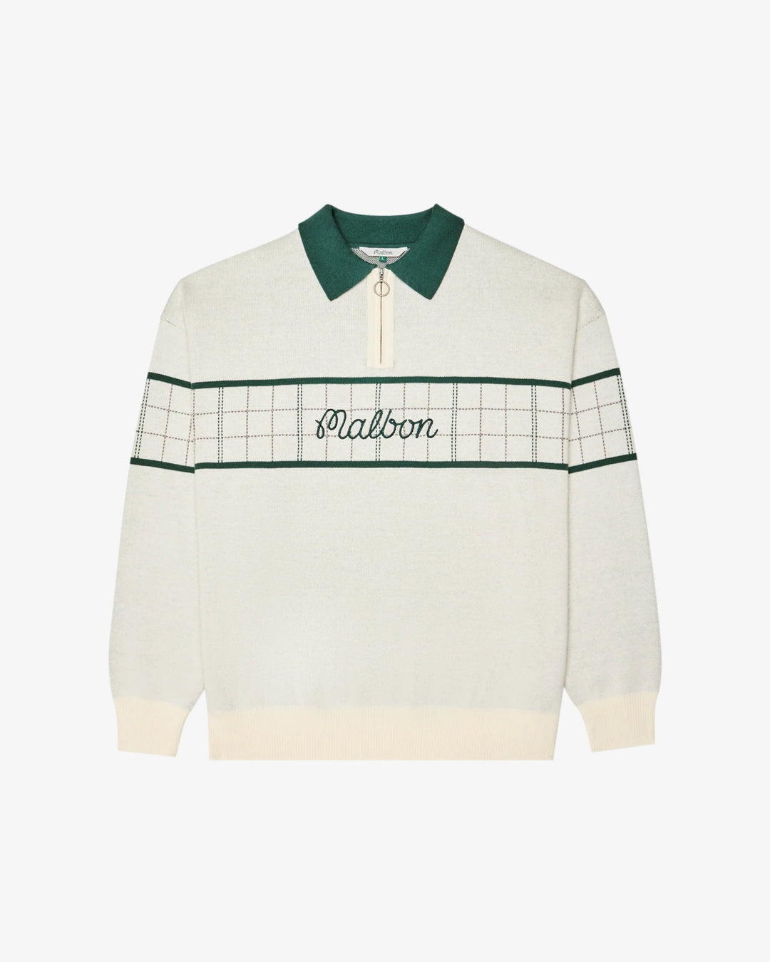 Malbon - Bennett Plaid Sweater Heather Ivory - Kalifornia Jean Bar