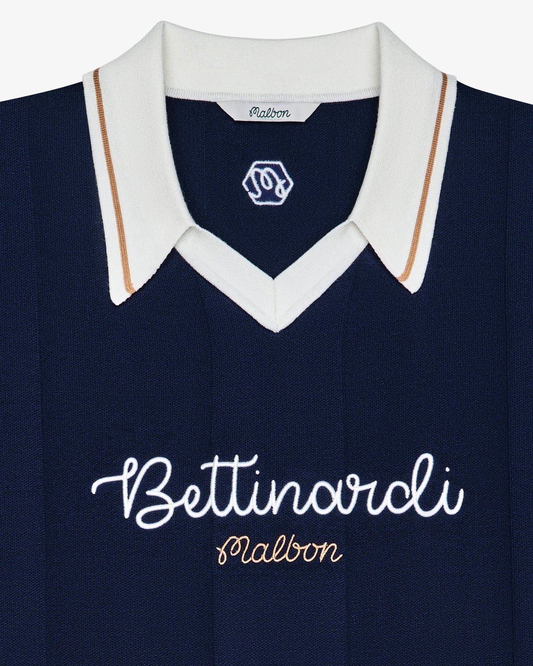 Malbon - Bettinardi Knit Polo in Maritime Blue - Kalifornia Jean Bar