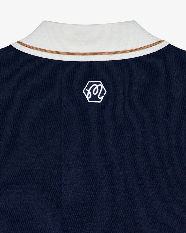 Malbon - Bettinardi Knit Polo in Maritime Blue - Kalifornia Jean Bar