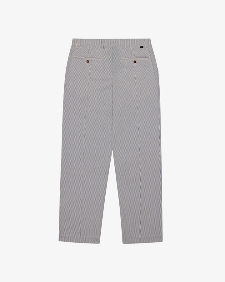 Malbon - Cannes Pleated Trouser in Blue Stripe - Kalifornia Jean Bar