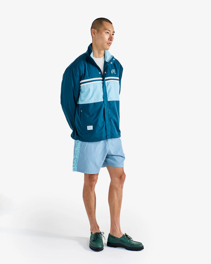 Malbon - COSTANZO WINDBREAKER - OCEAN - Kalifornia Jean Bar