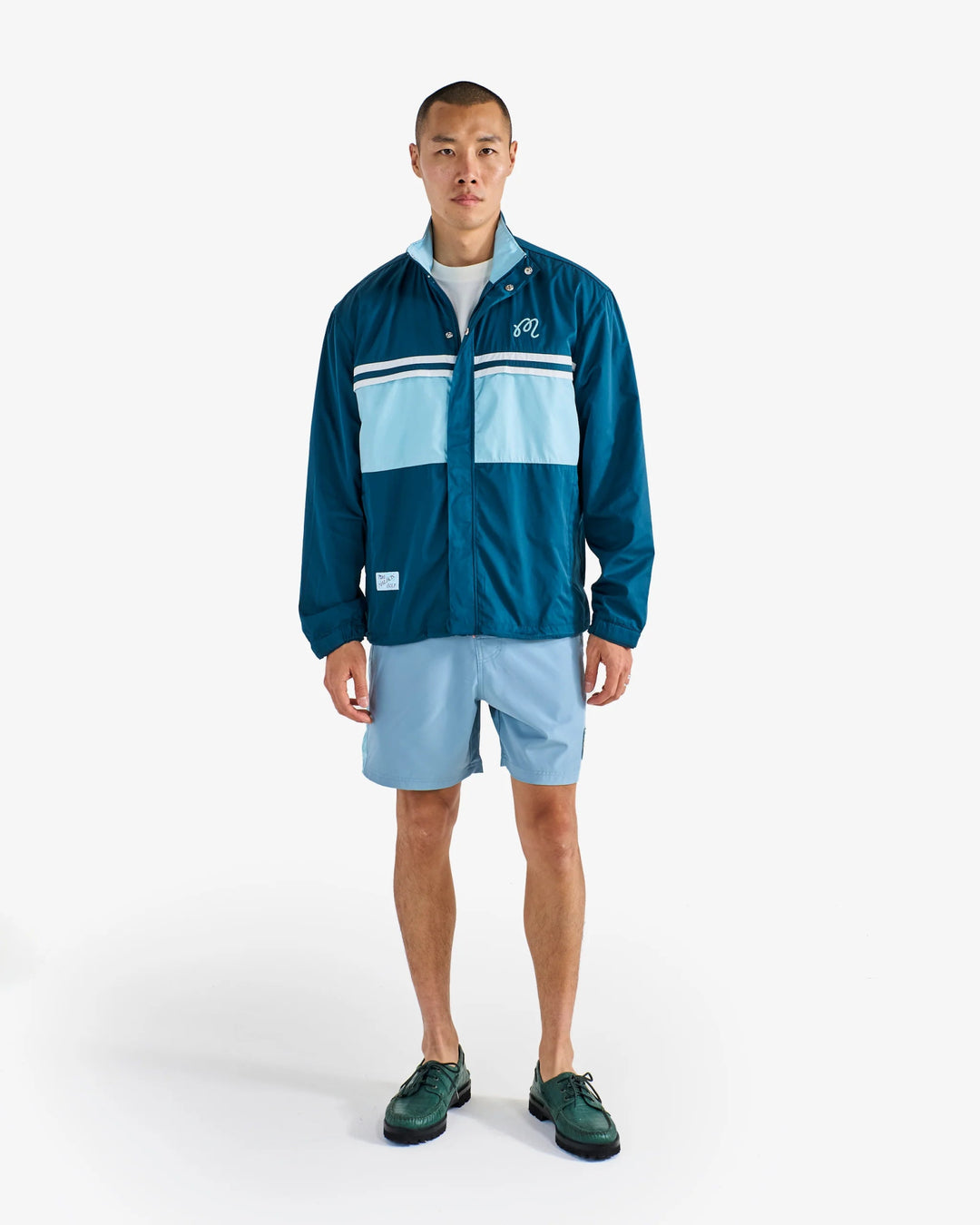 Malbon - COSTANZO WINDBREAKER - OCEAN - Kalifornia Jean Bar