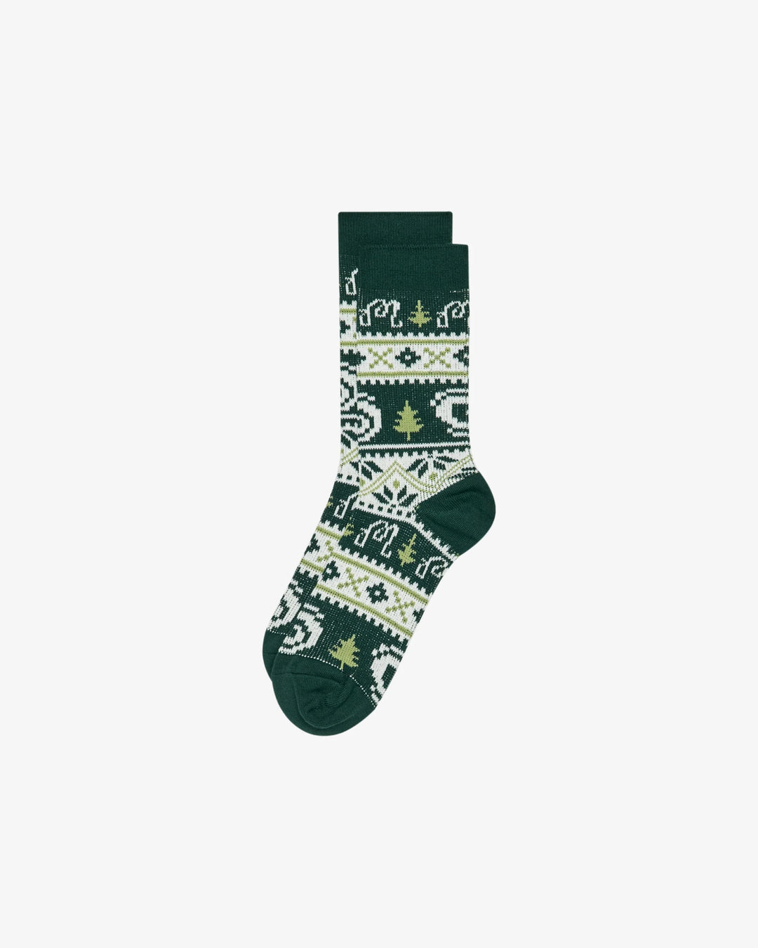Malbon - Douglas Fair Isle Sock Forest - Kalifornia Jean Bar