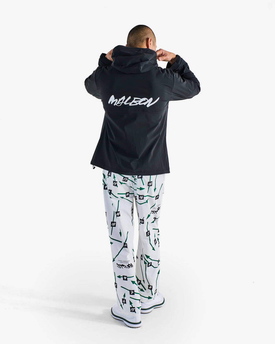 Malbon - Futura Shell Jacket in Black - Kalifornia Jean Bar