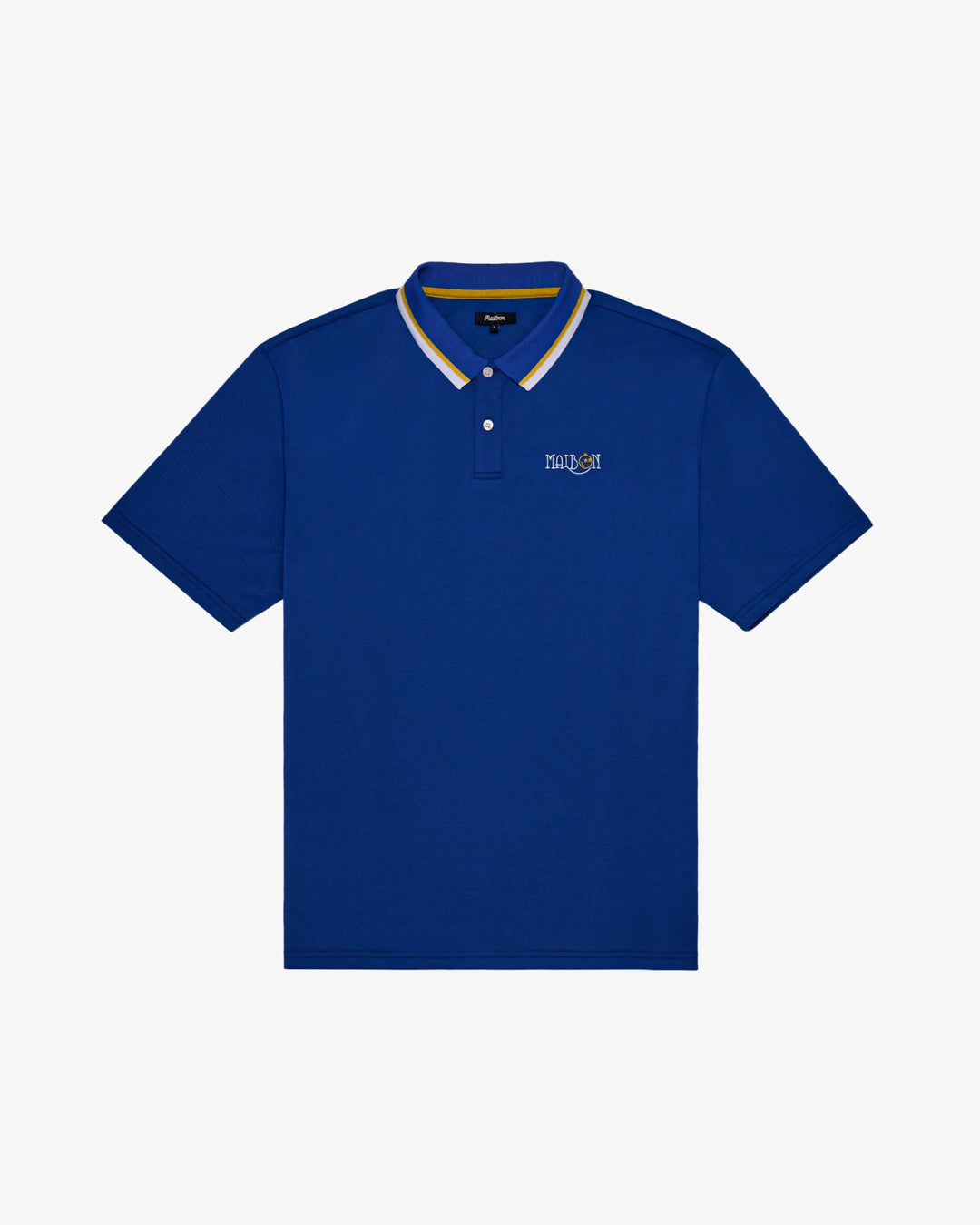 Malbon - Grasse Pique Polo in Blue - Kalifornia Jean Bar