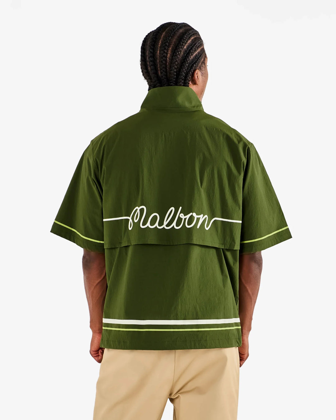 Malbon - Playa Windshirt In Chive - Kalifornia Jean Bar