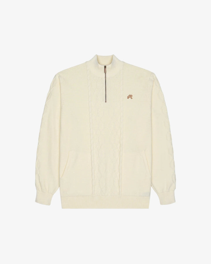 Malbon - Santoro Sweater in Cream - Kalifornia Jean Bar
