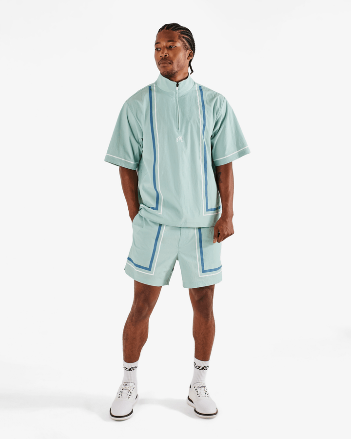 Malbon - Scooter Playa Short In Surf Spray - Kalifornia Jean Bar