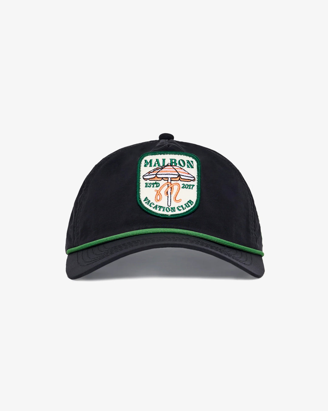 Malbon - VACATION CLUB NYLON ROPE HAT - BLACK - Kalifornia Jean Bar
