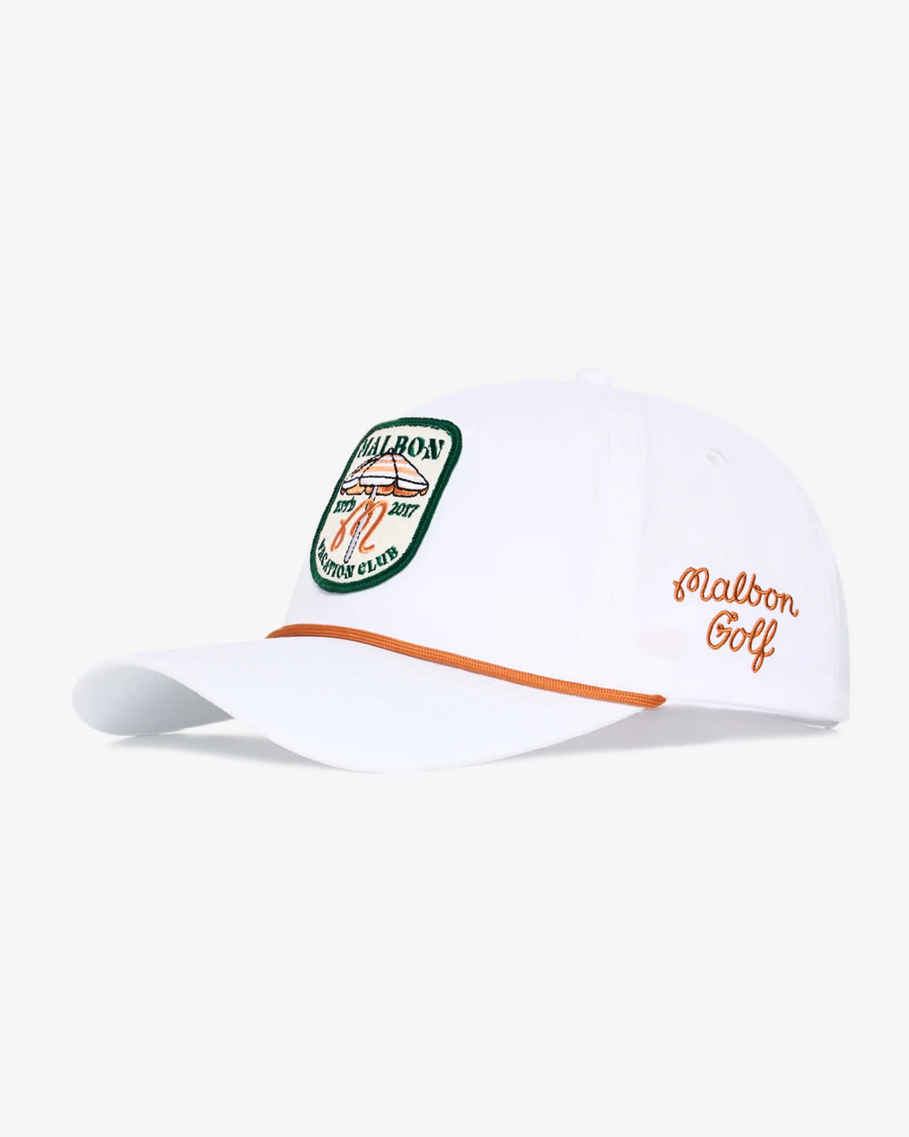 Malbon - VACATION CLUB NYLON ROPE HAT - WHITE - Kalifornia Jean Bar