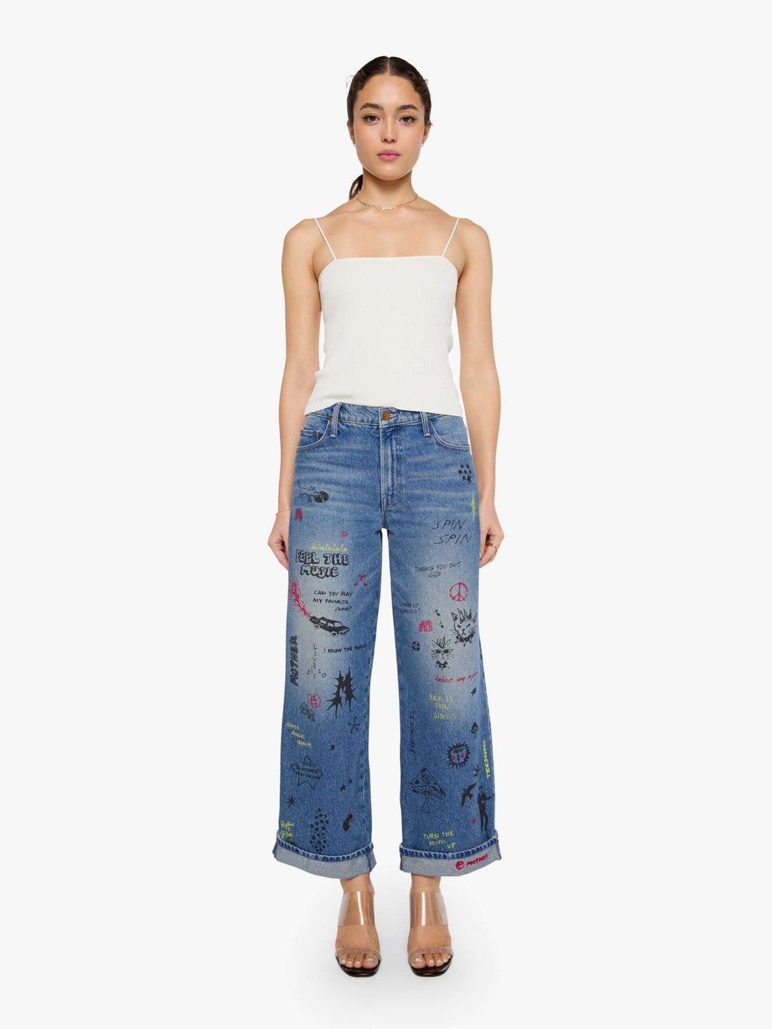 Mother - Smoothie Flood Cuff in Tootsie - Kalifornia Jean Bar
