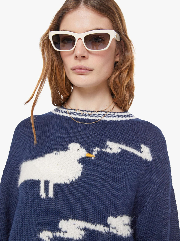 Mother - Stoned Birds Oversized Jumper - Kalifornia Jean Bar