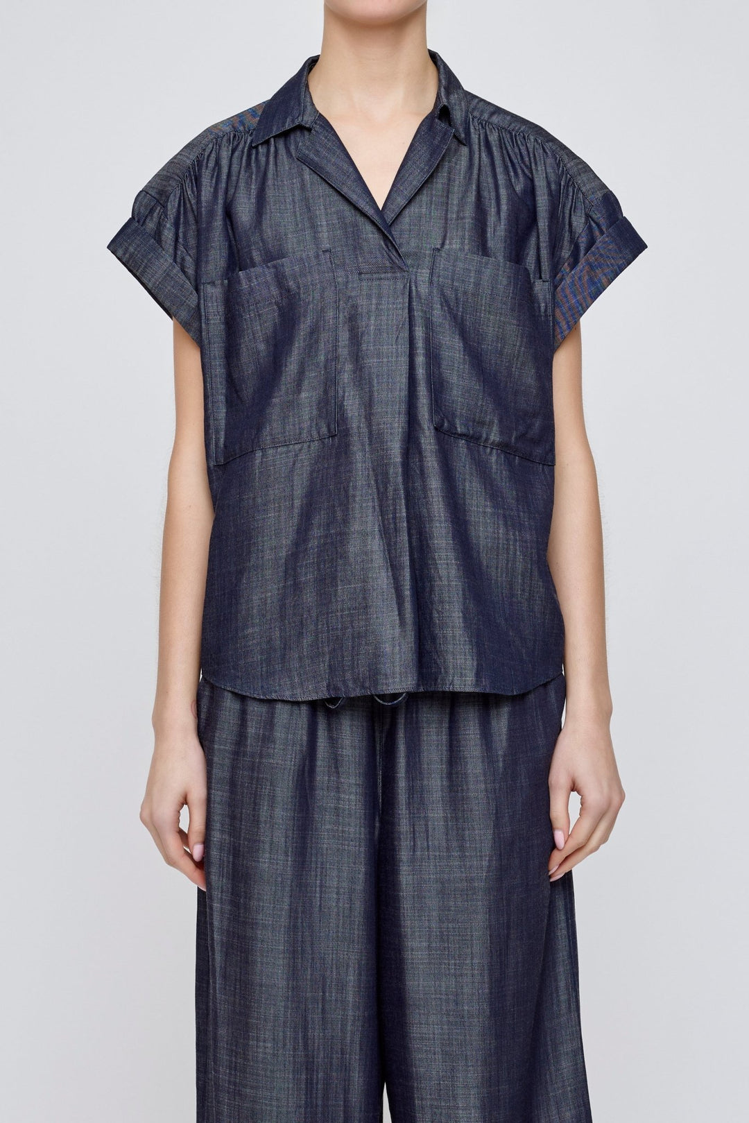 Moussy - Basic Denim Shirt Blue - Kalifornia Jean Bar