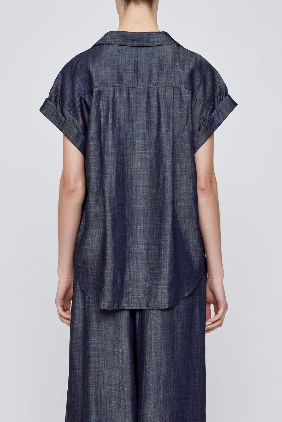 Moussy - Basic Denim Shirt Blue - Kalifornia Jean Bar