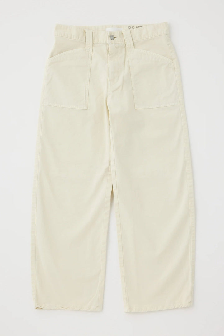 Moussy - Gusset Cargo Pomonok Pant in Ivory - Kalifornia Jean Bar