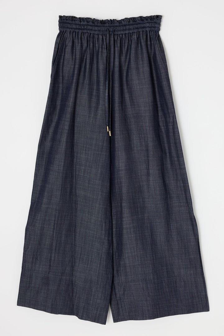 Moussy - High Waist Wide Denim in Blue - Kalifornia Jean Bar