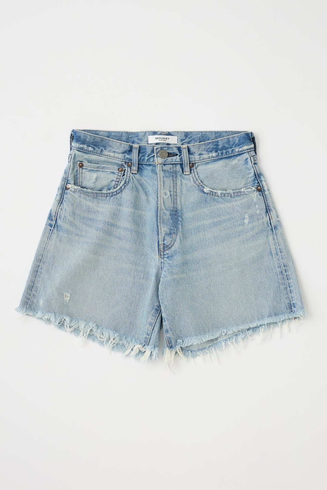 Moussy - Light Blue Nolita Shorts - Kalifornia Jean Bar