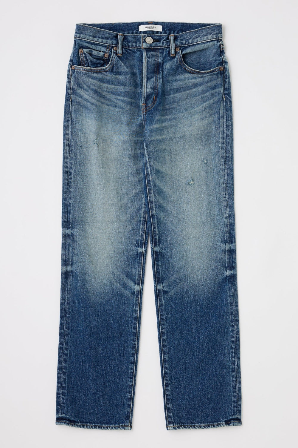 Moussy - Woodsburgh Straight Leg Jean in Blue - Kalifornia Jean Bar